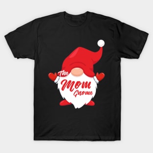 The Mom Gnome Matching Family Group Christmas Pajama T-Shirt